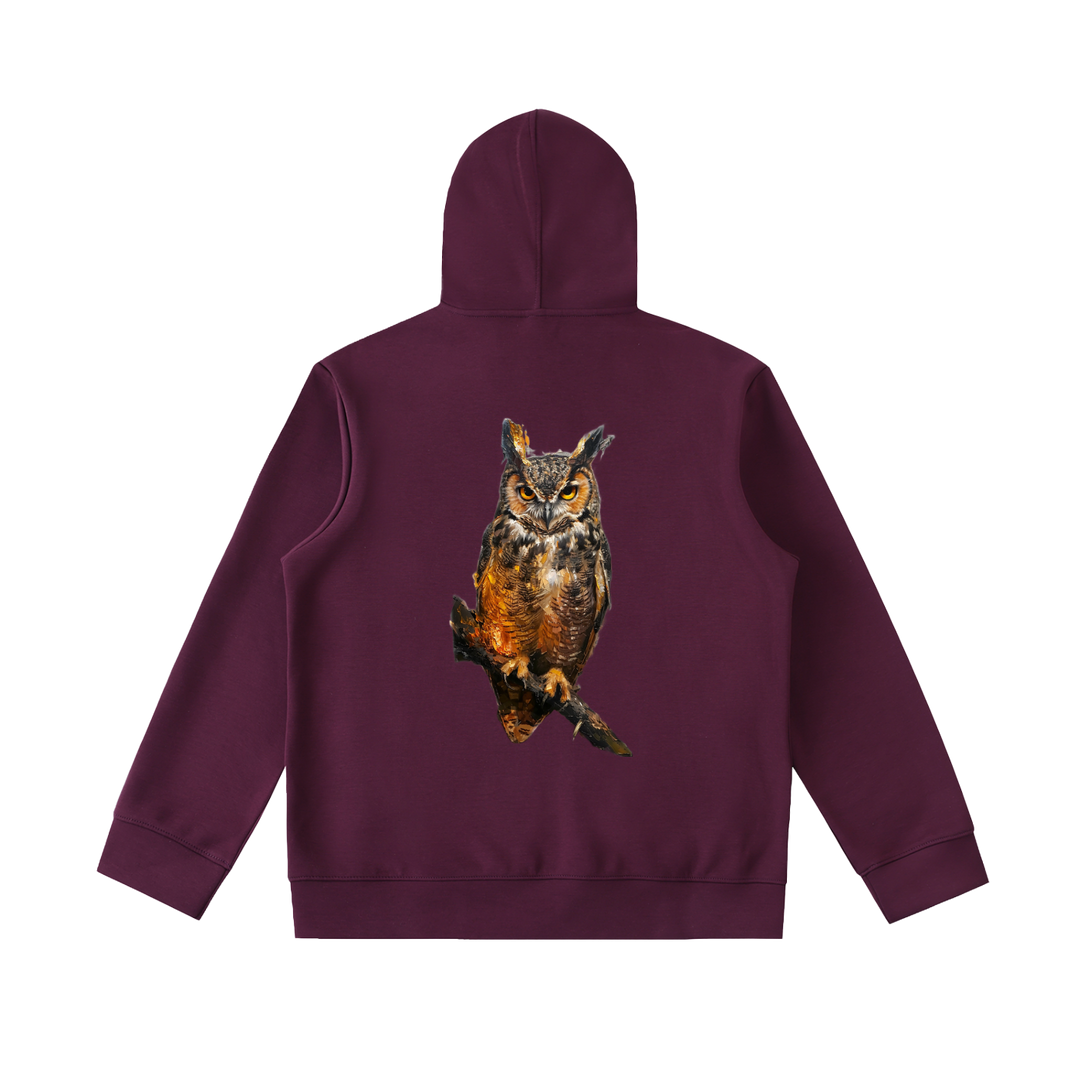 M ŌT D™ Essential Heavyweight High Neck  Zip-Up Hoodie