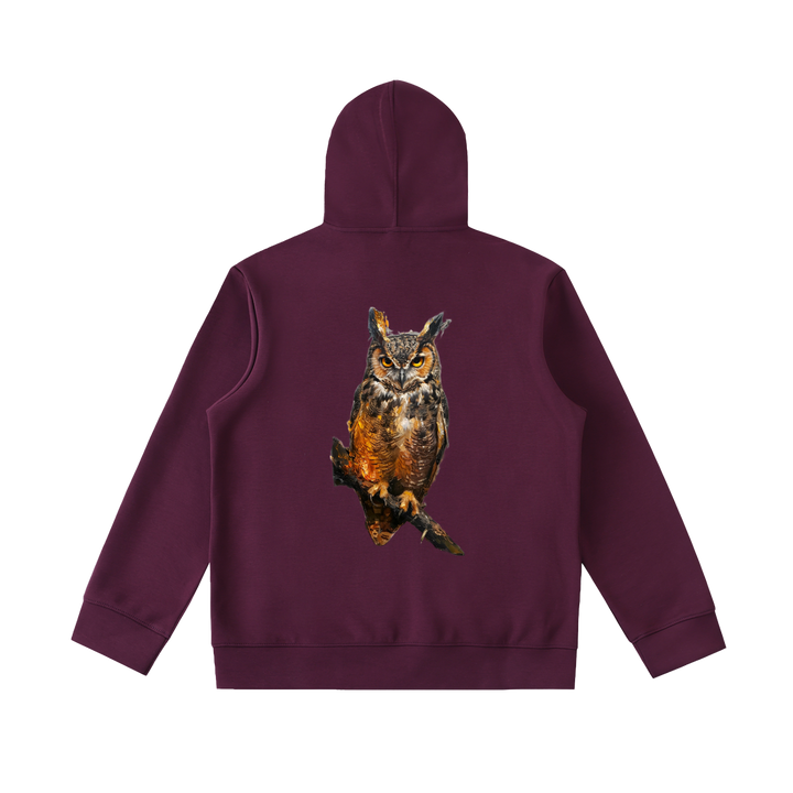 M ŌT D™ Essential Heavyweight High Neck  Zip-Up Hoodie