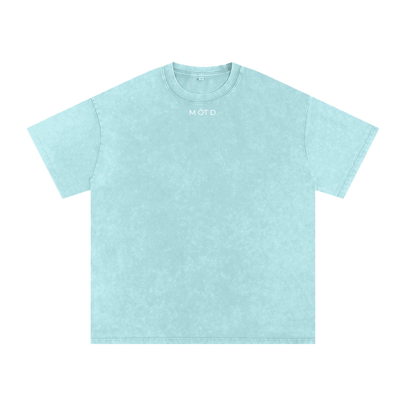 M ŌT D™ Snow Washed Oversized Cotton Tee