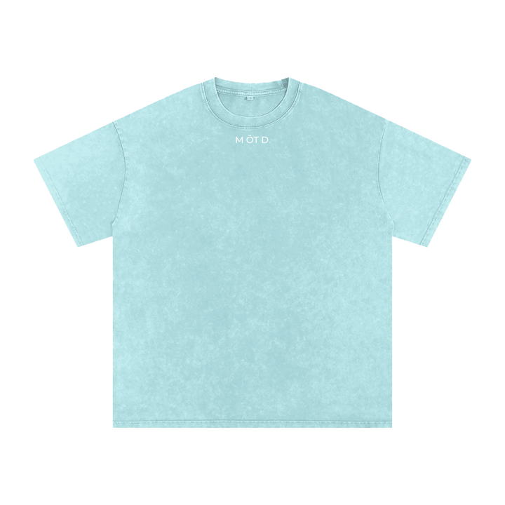 M ŌT D™ Snow Washed Oversized Cotton Tee
