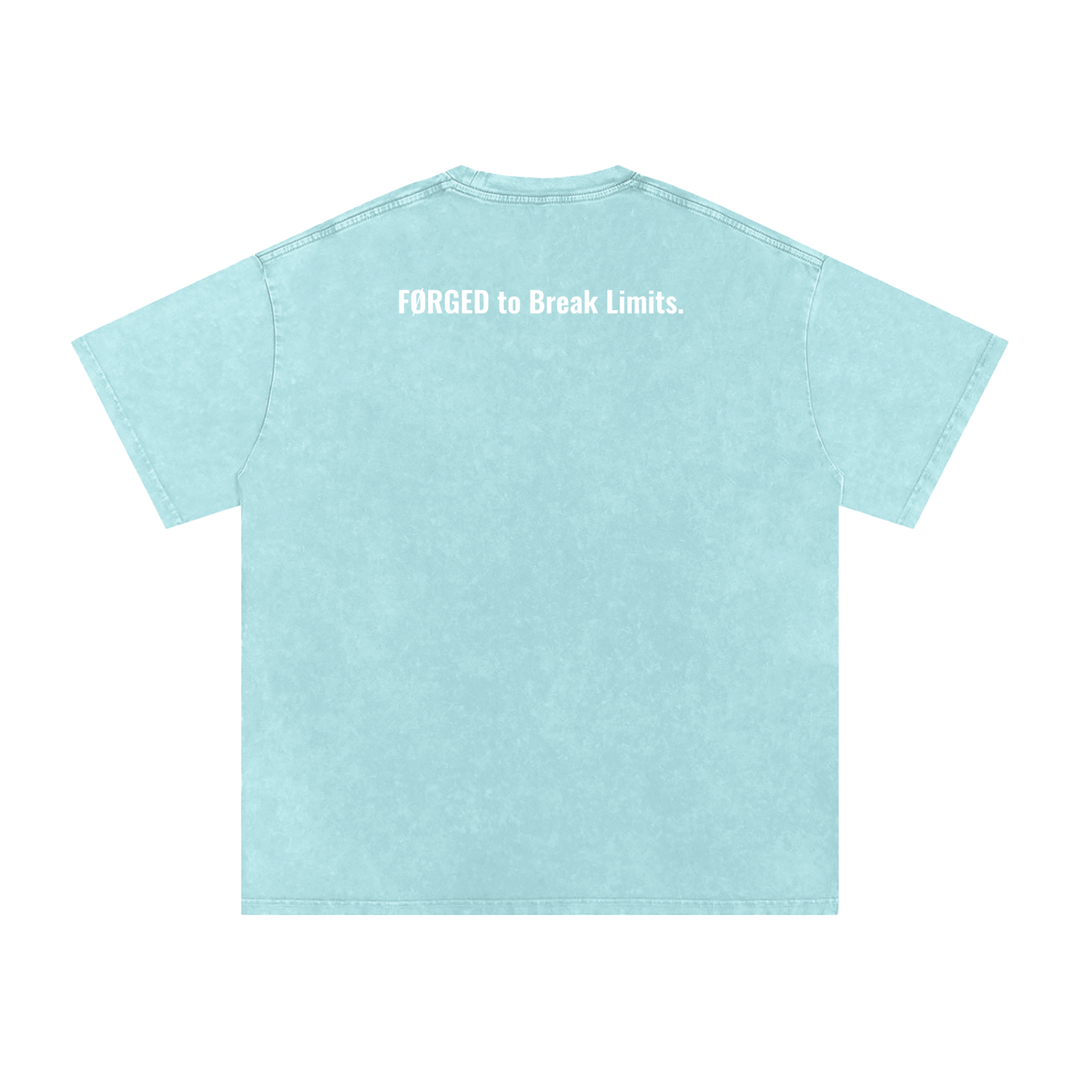 M ŌT D™ Snow Washed Oversized Cotton Tee