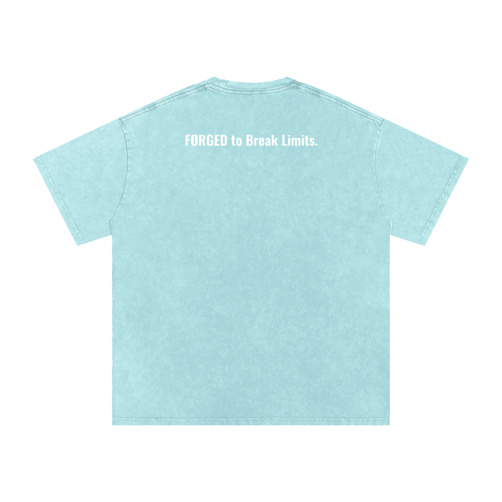 M ŌT D™ Snow Washed Oversized Cotton Tee
