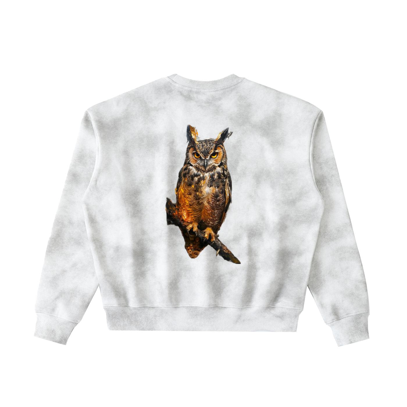M ŌT D™ Dirty Washed Boxy Fleeced Sweatshirt — alt view