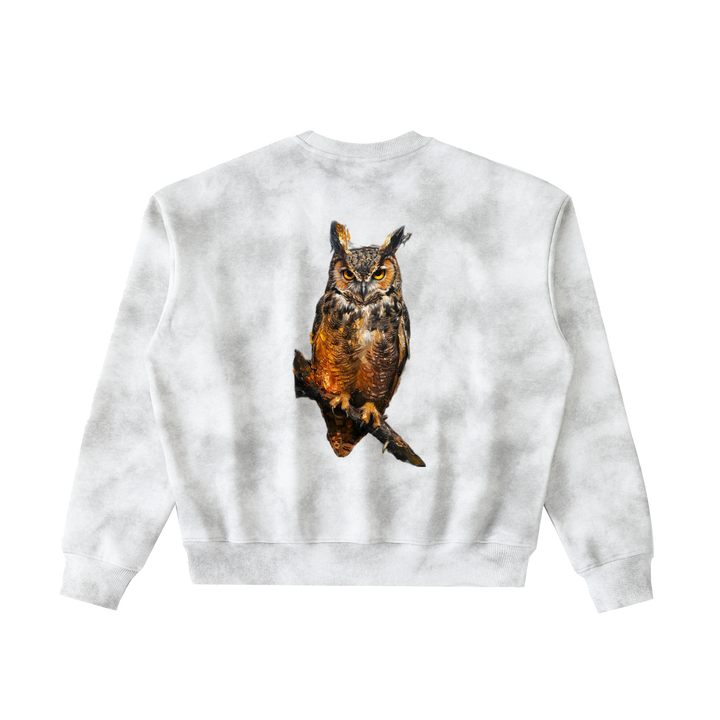 M ŌT D™ Dirty Washed Boxy Fleeced Sweatshirt