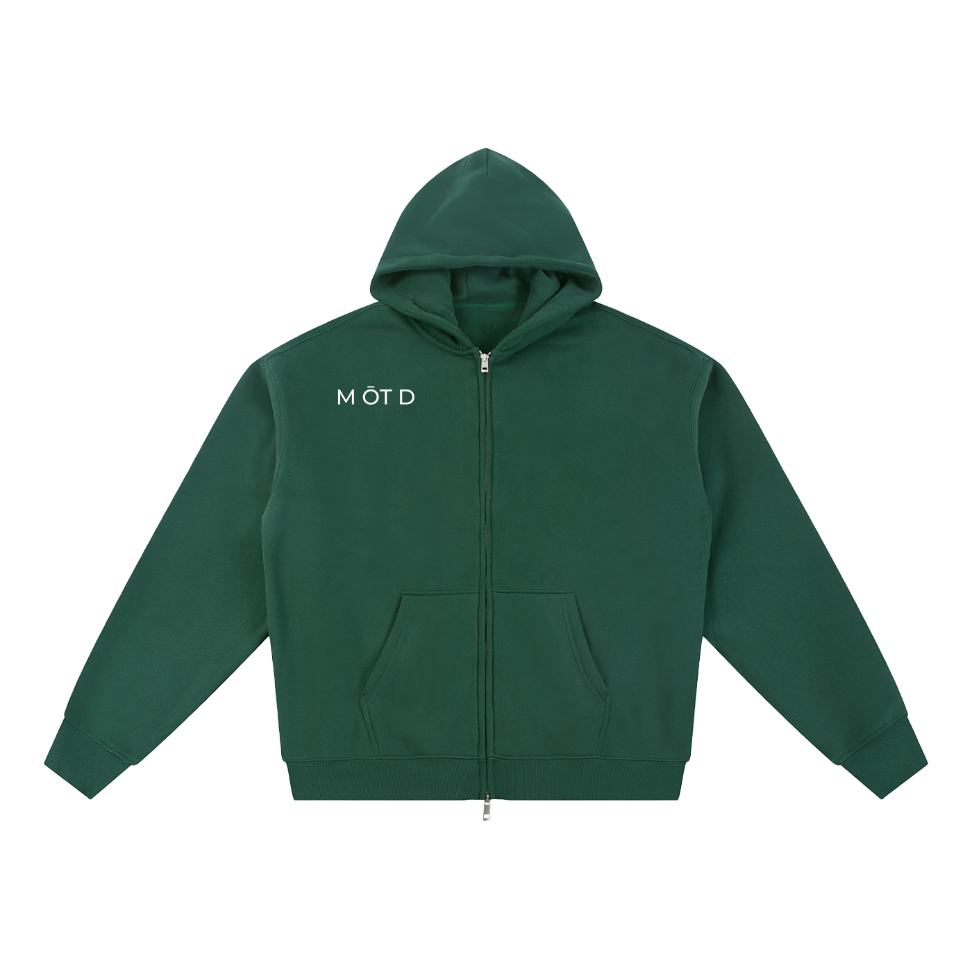 M ŌT D™ Essential Fleece Zip-Through Hoodie