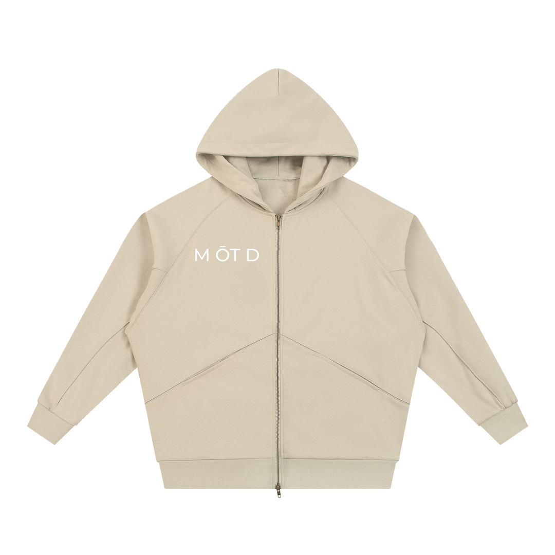 M ŌT D™ Zip Through Fleece  Hoodie
