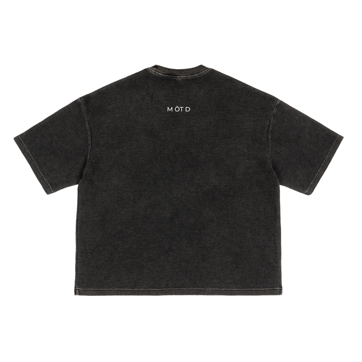 M ŌT D™ Textured Waffle Washed Boxy Tee