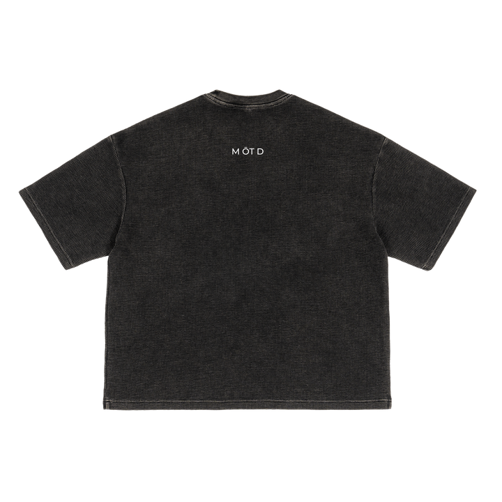 M ŌT D™ Textured Waffle Washed Boxy Tee
