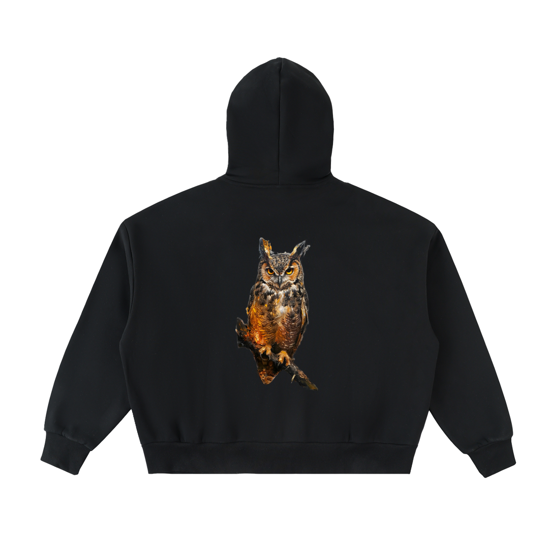 M ŌT D™  Fleeced Full-Zip Boxy Hoodie