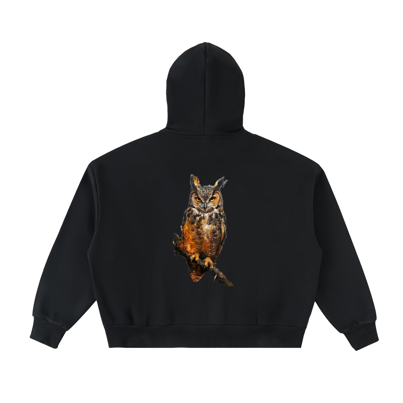 M ŌT D™  Fleeced Full-Zip Boxy Hoodie — alt view