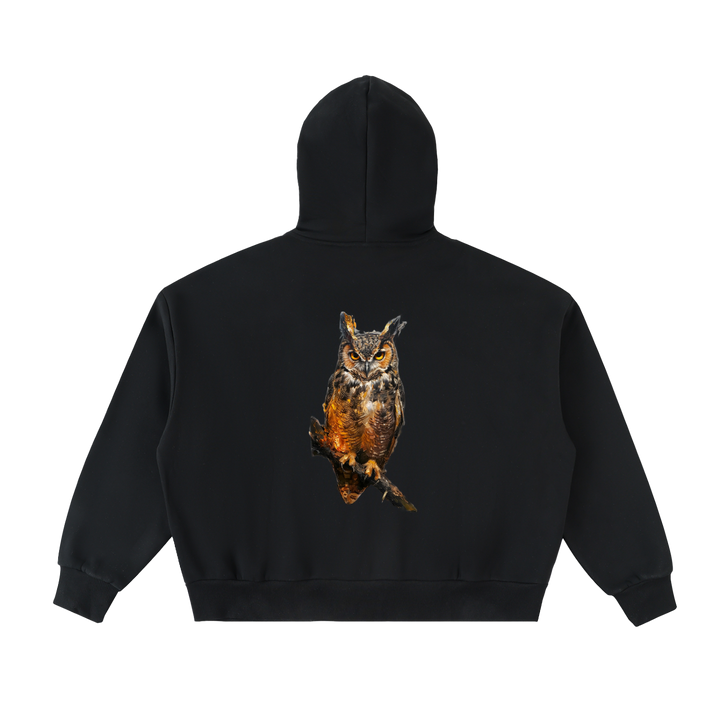 M ŌT D™  Fleeced Full-Zip Boxy Hoodie