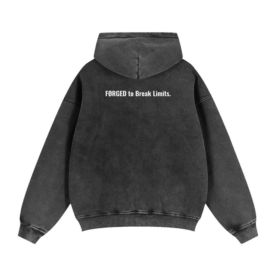 M ŌT D™ Zip-Through Boxy Fleece Hoodie