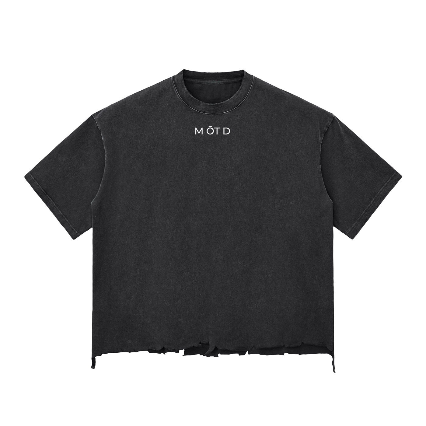 M ŌT D™ Snow Wash Raw Boxy Tee