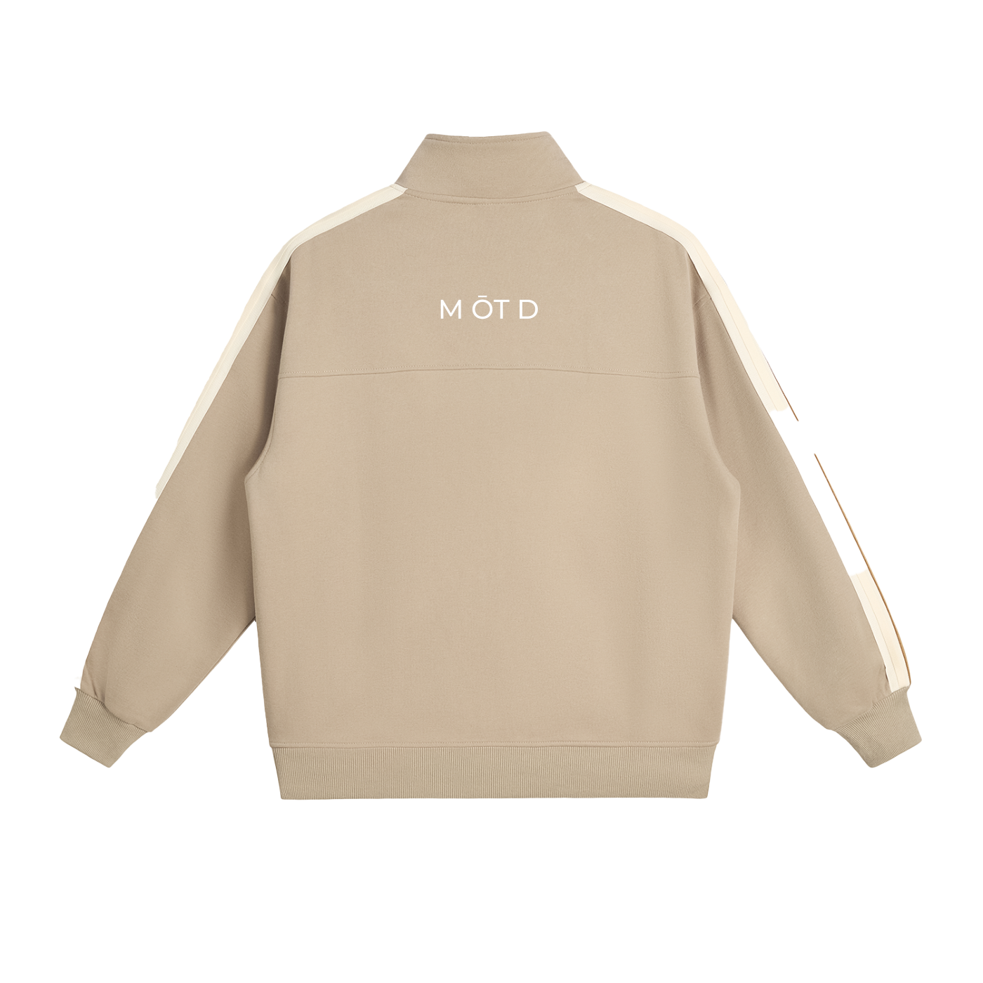 M ŌT D™  Contrast Side-Stripe Stand Collar  Jacket — alt view