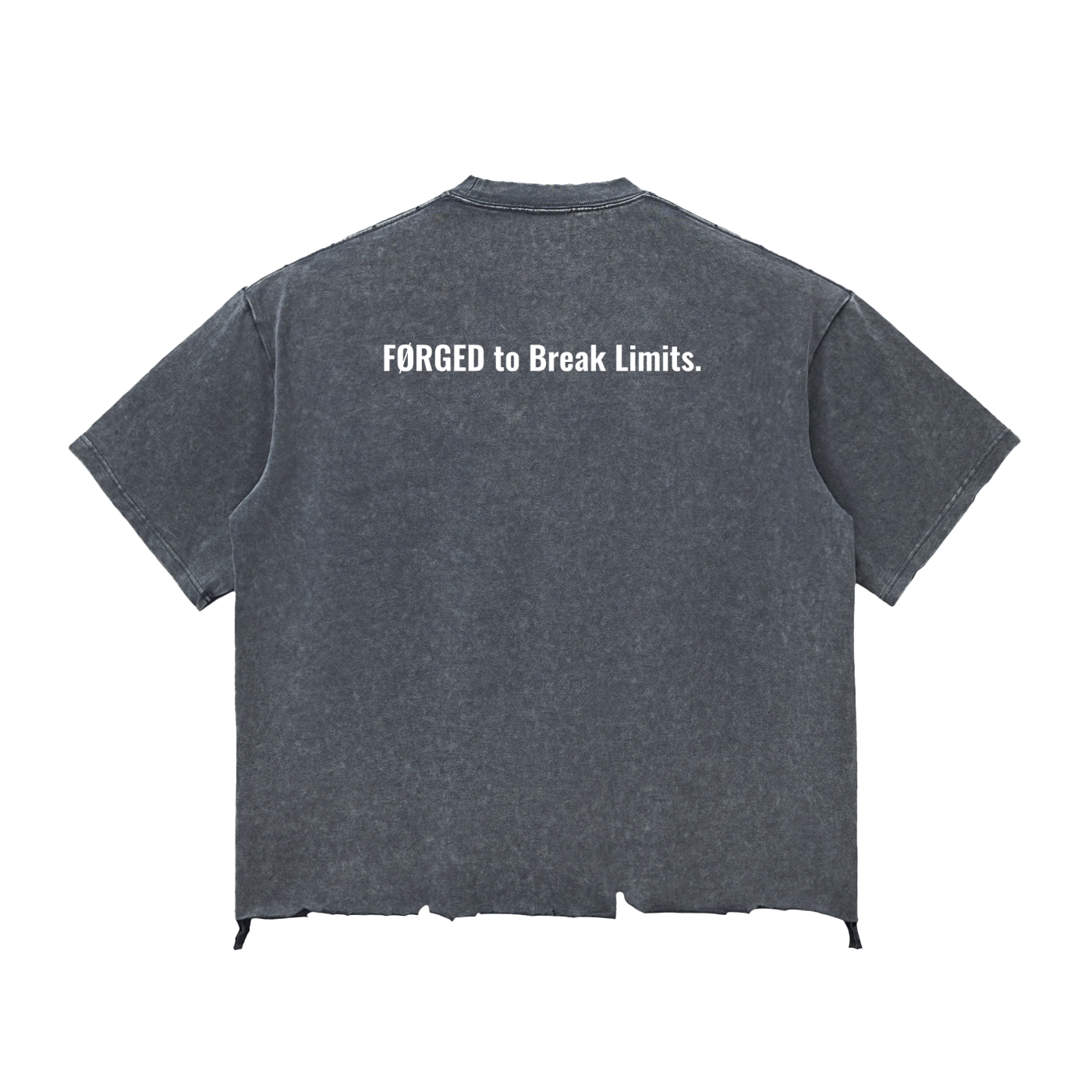 M ŌT D™ Snow Wash Raw-Hem Boxy Tee — alt view
