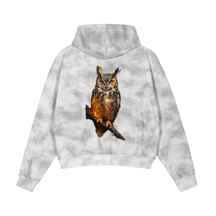 M ŌT D™ Washed Zip Up Fleece Hoodie