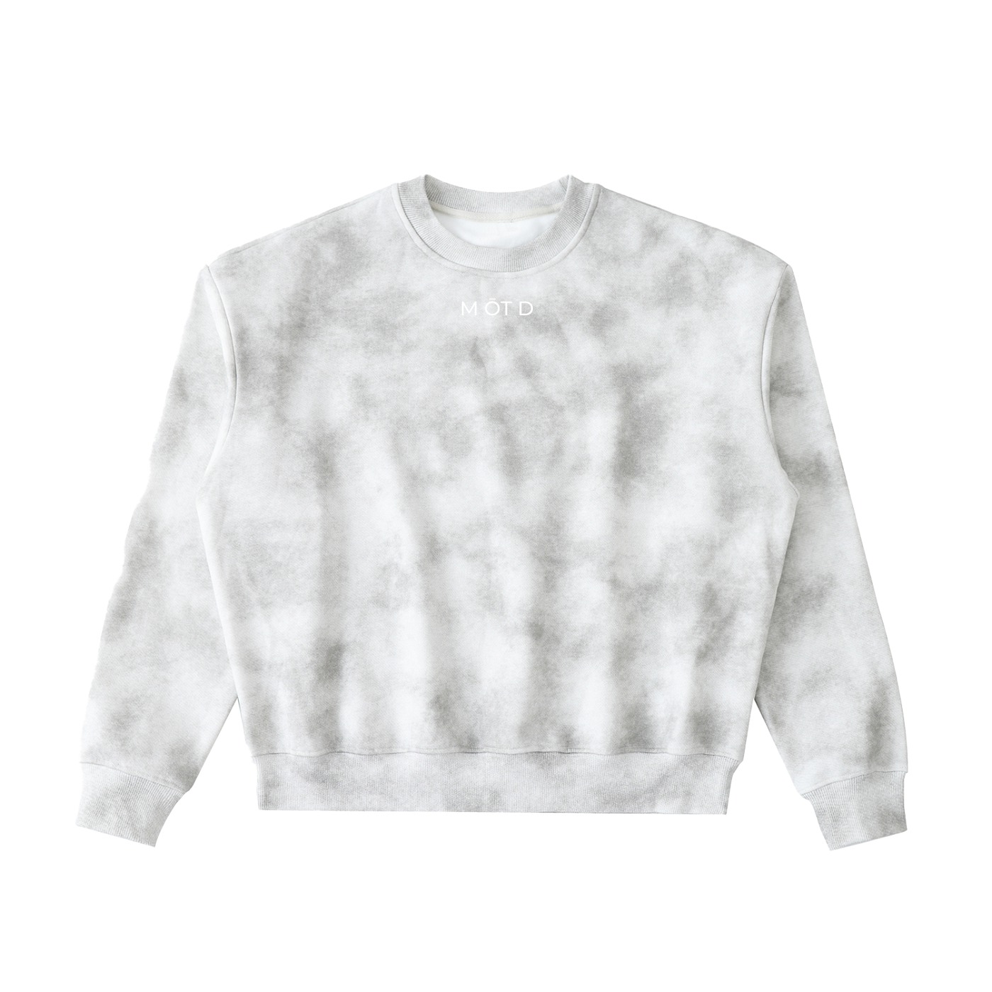 M ŌT D™ Dirty Washed Boxy Fleeced Sweatshirt