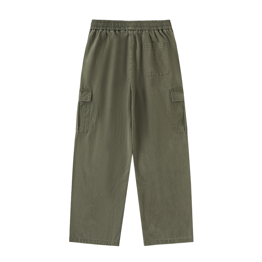 M ŌT D™ Drawstring Waist Straight-Leg Cargo Pants
