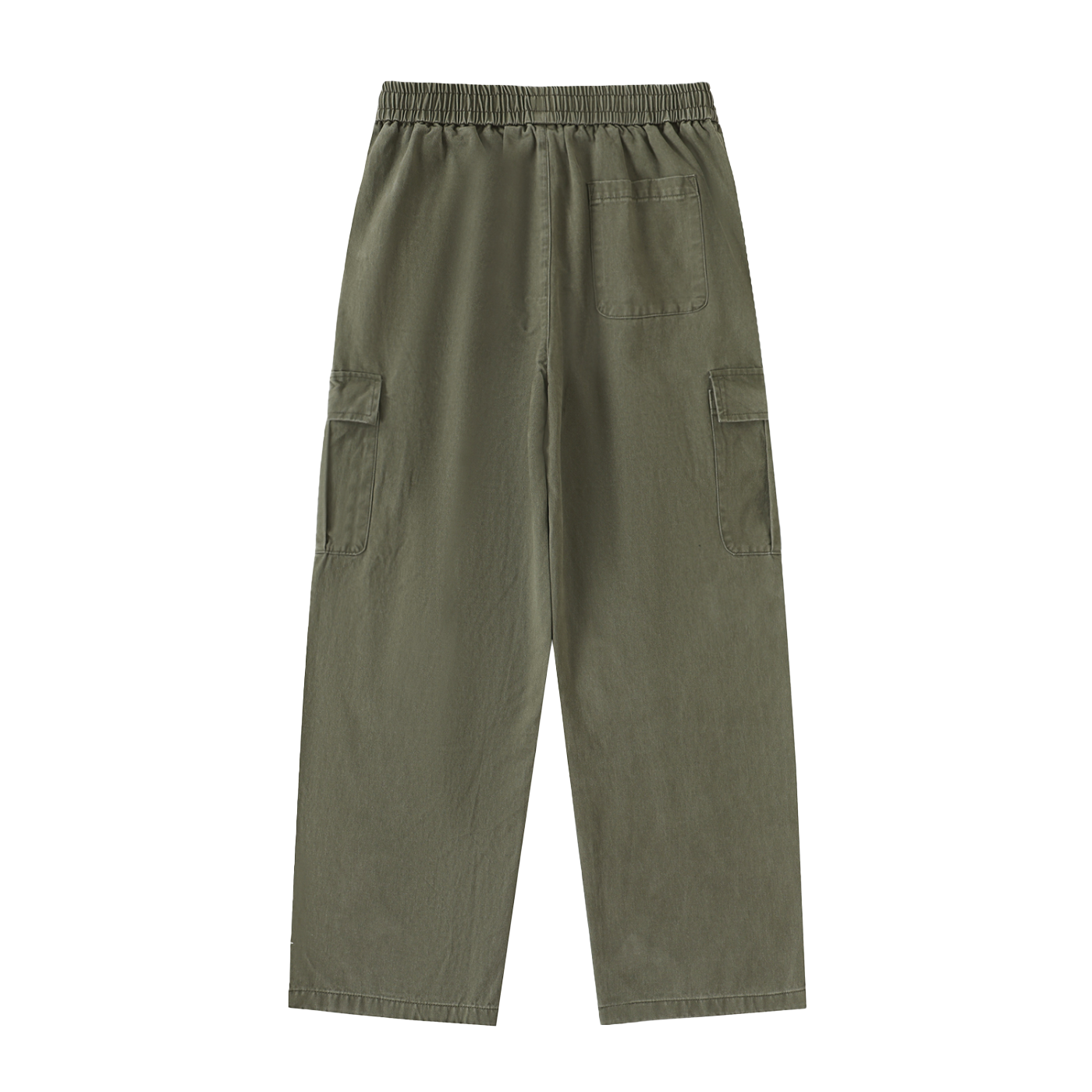 M ŌT D™ Drawstring Waist Straight-Leg Cargo Pants — alt view