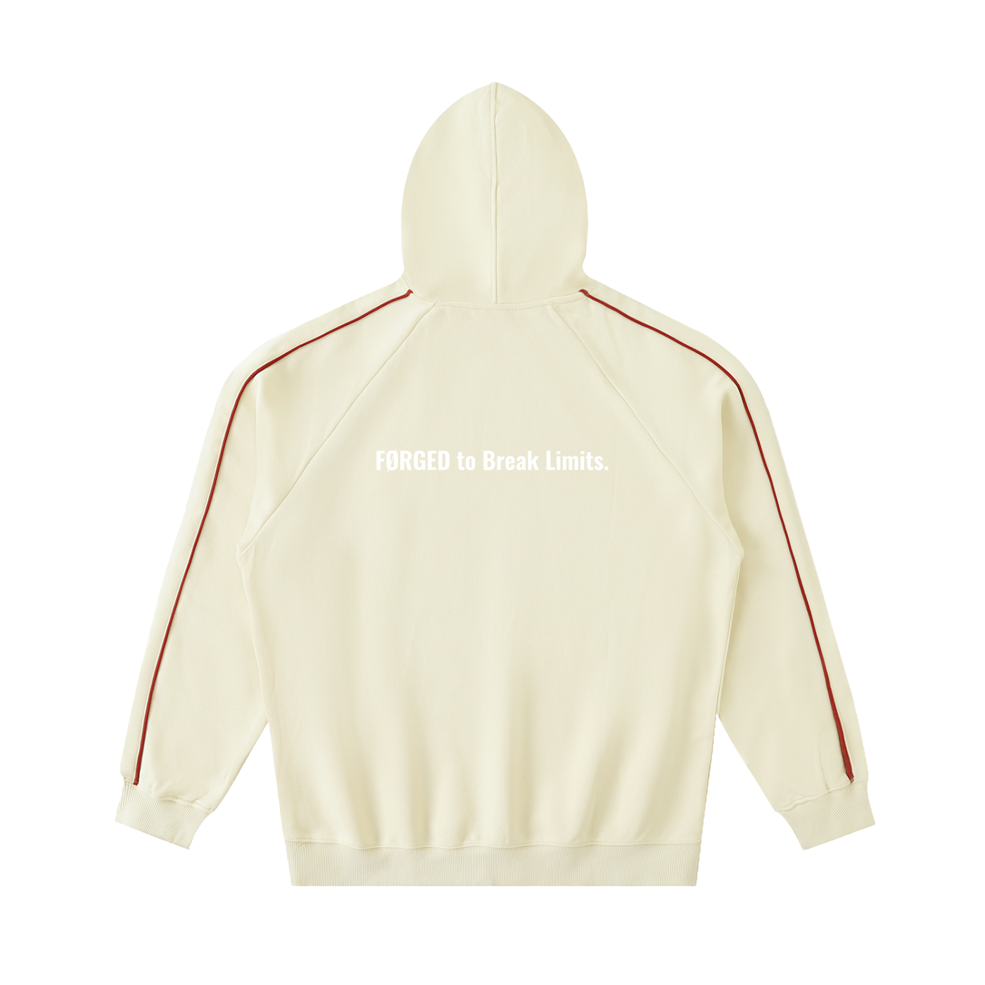 M ŌT D™ Contrast Piping Raglan Hoodie — alt view