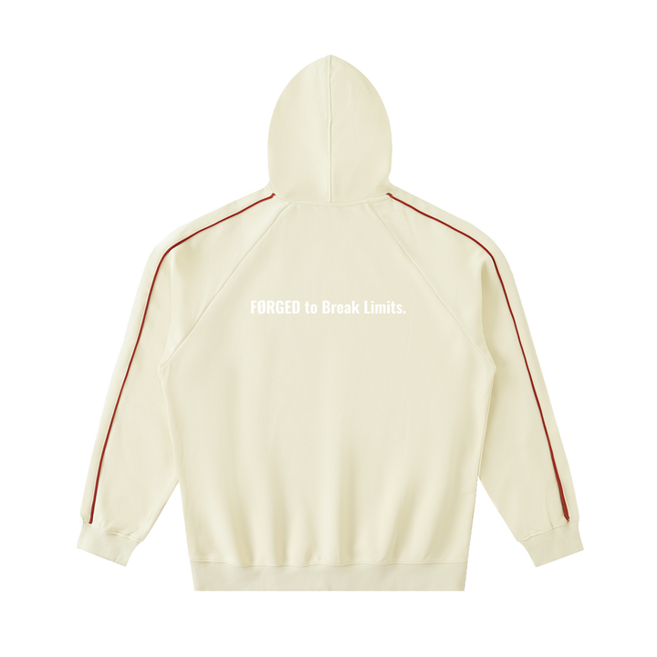 M ŌT D™ Contrast Piping Raglan Hoodie