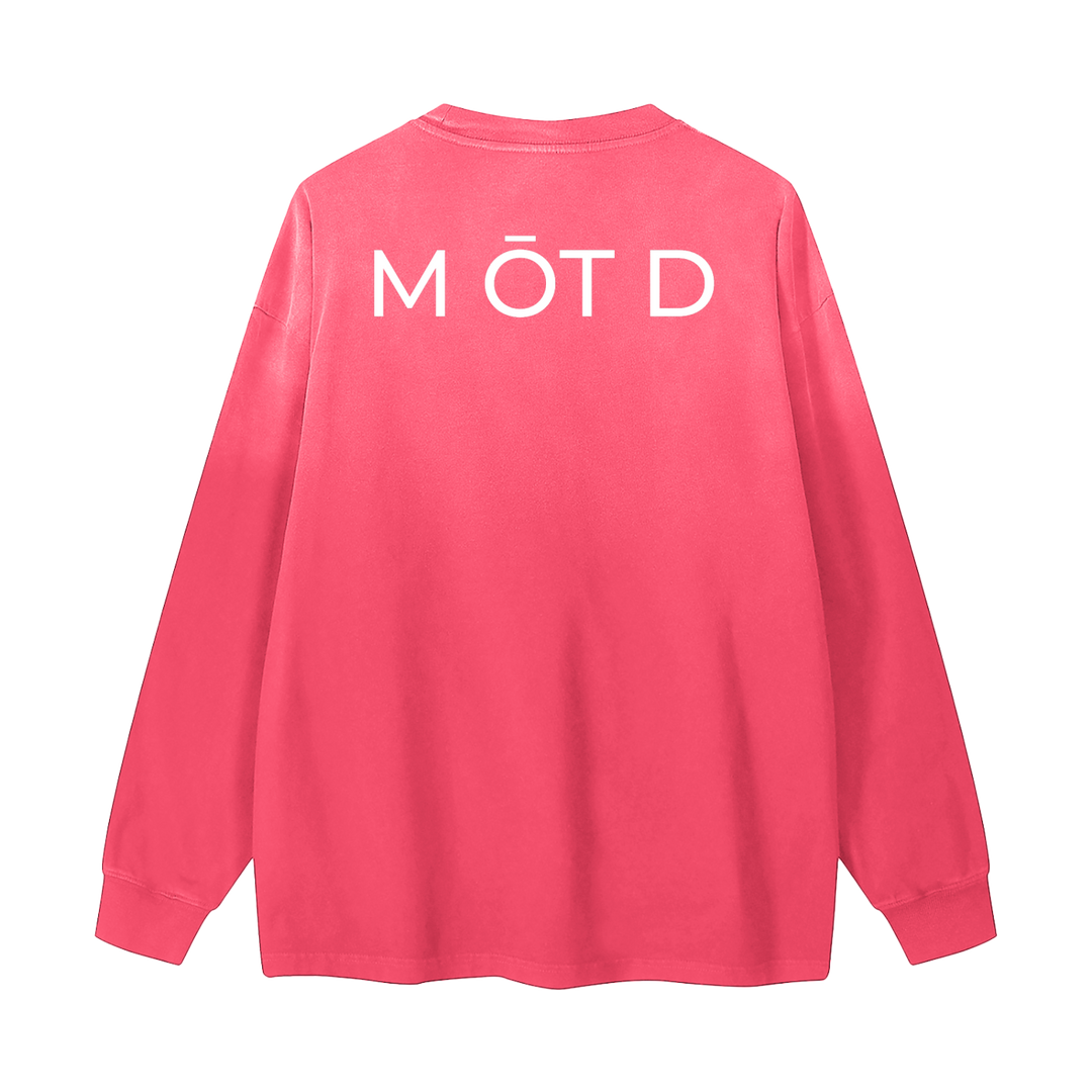 M ŌT D™ Gradient Washed Long Sleeve Tee