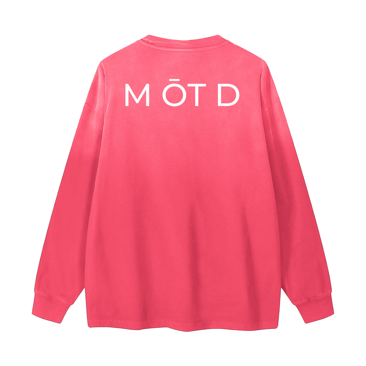 M ŌT D™ Gradient Washed Long Sleeve Tee