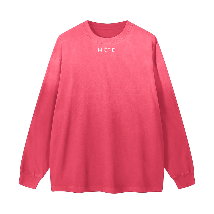 M ŌT D™ Gradient Washed Long Sleeve Tee