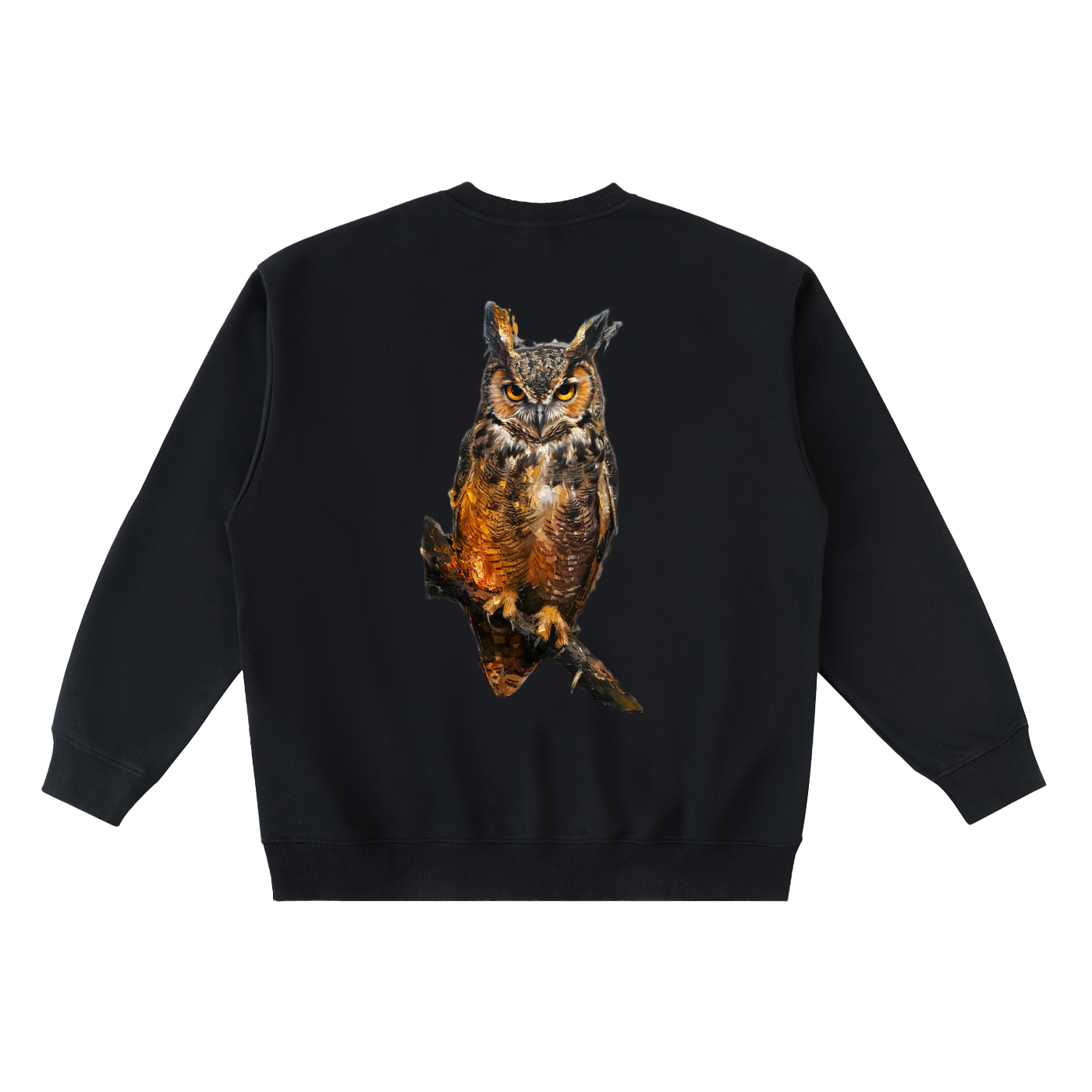 M ŌT D™ Oversized Crewneck Taped Sweatshirt — alt view