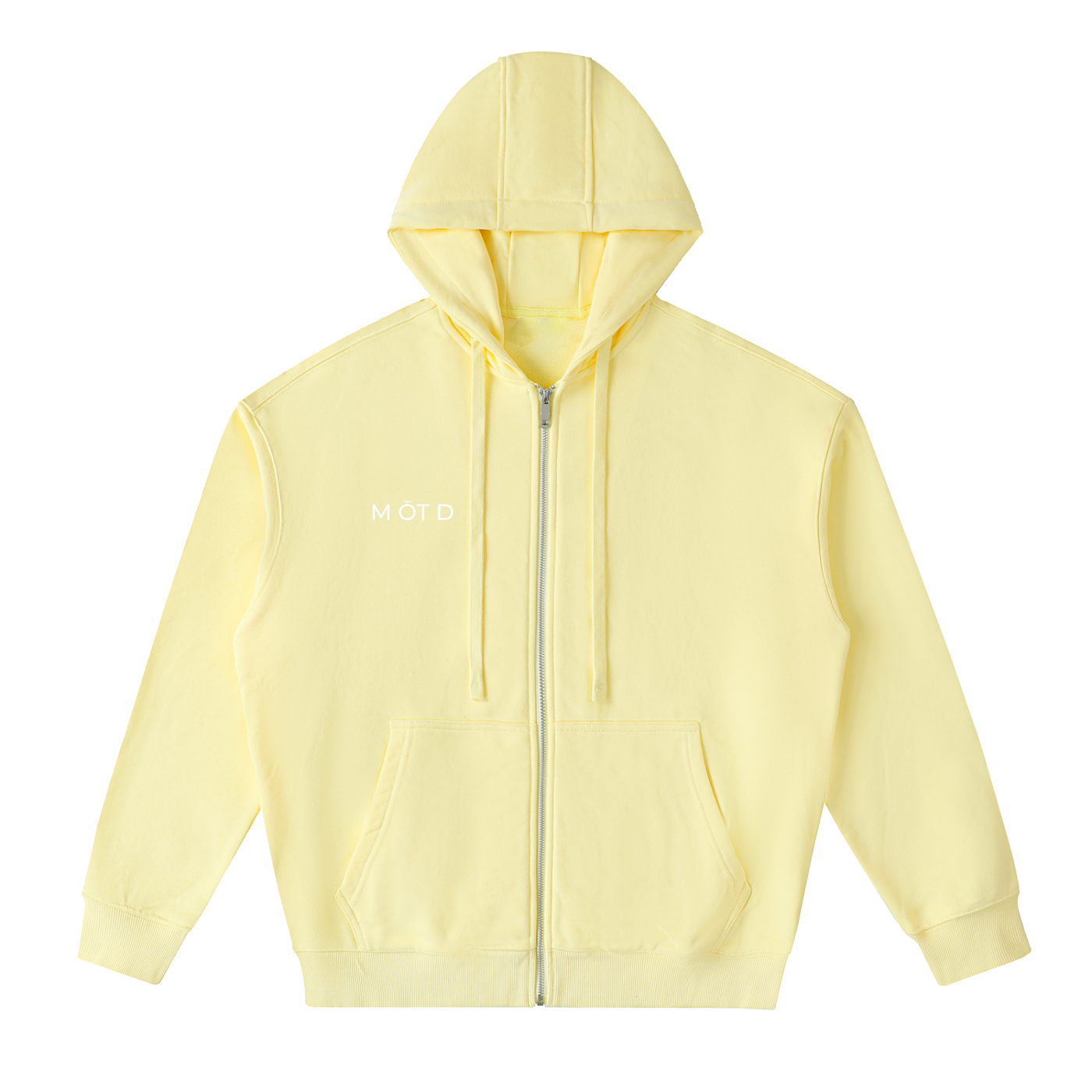 M ŌT D™ Drop Shoulder Zip Up Hoodie