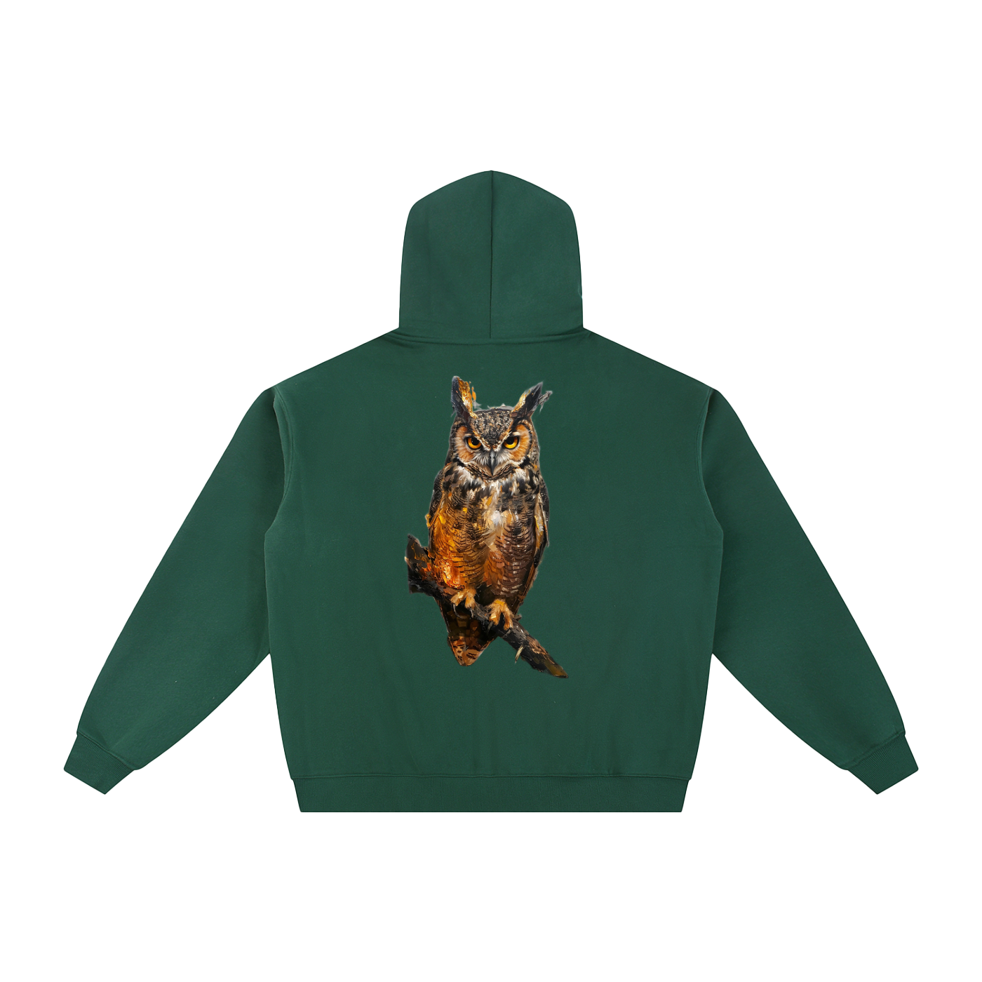 M ŌT D™ Essential Fleece Zip-Through Hoodie — alt view